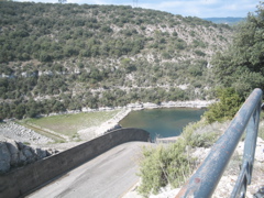 river Verdon below the dam