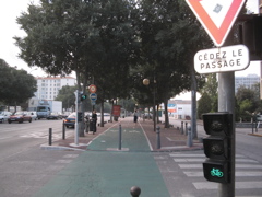 cycle route in Marseille