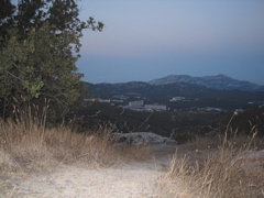 Parc Scientifique de Luminy from my campsite at dawn