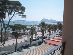 view to the side from my balcony