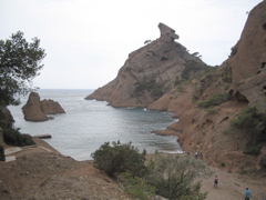 the Calanque des Figuerolles