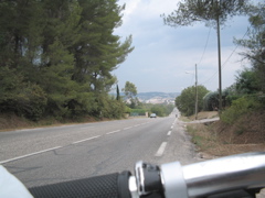 entering Aix-en-Provence