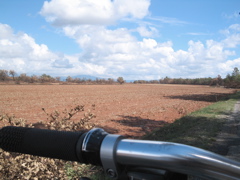 looking north from the C1 outside Esparron-de-Verdon