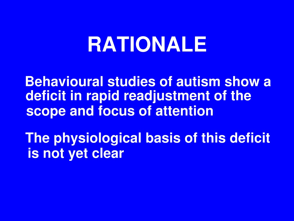 rationale