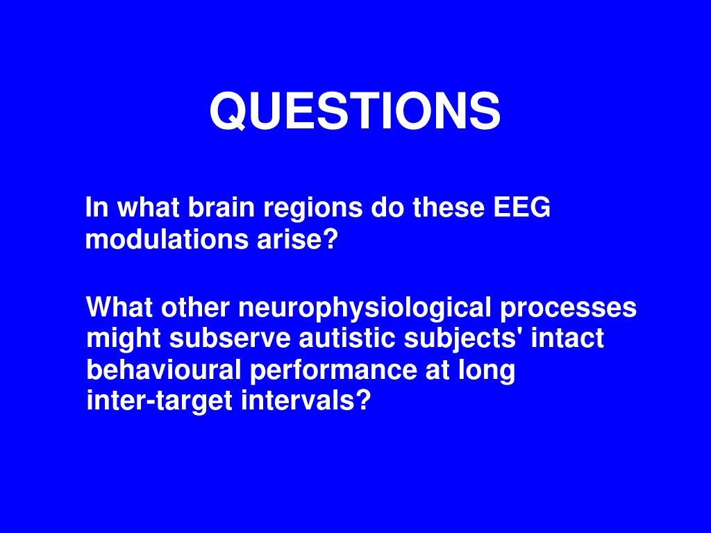 questions