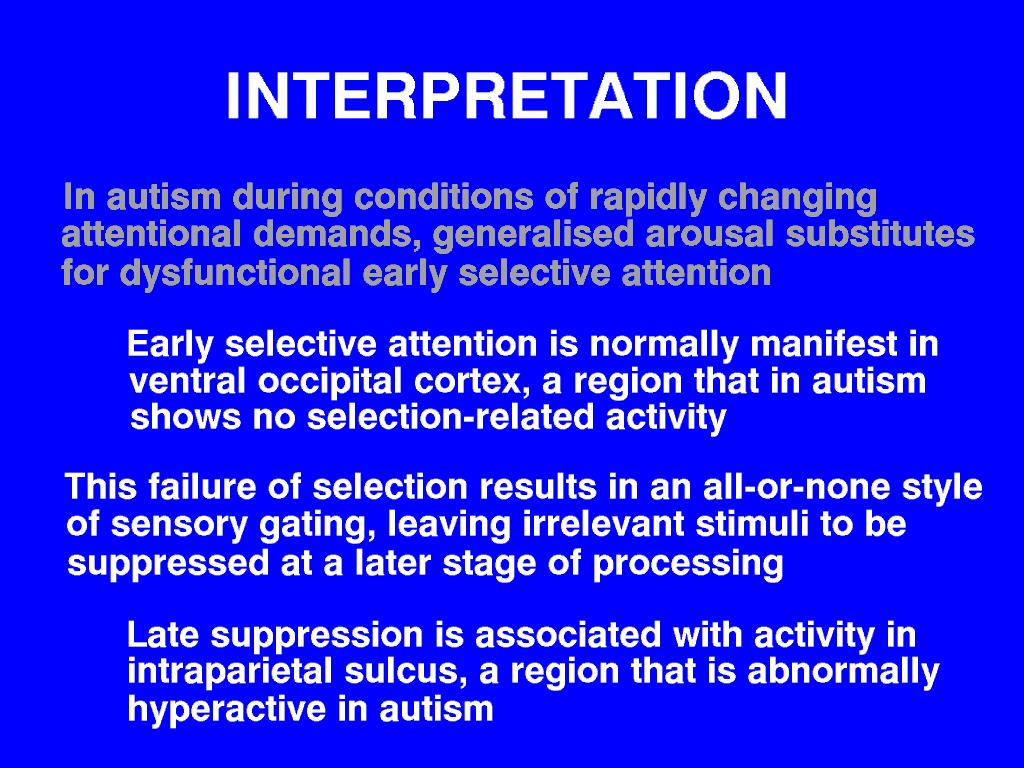 fMRI findings