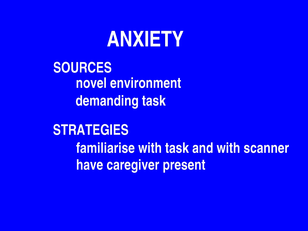 anxiety management